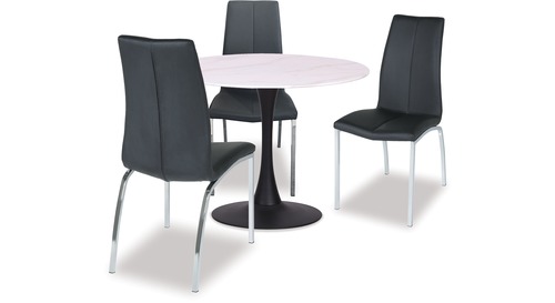 Marielia Dining Table & Asama Chairs x 3 Marielia Dining Table & Asama Chairs x 3
